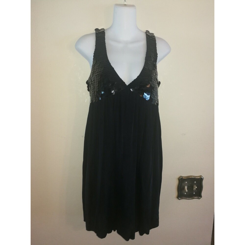 Women's Arden B Party Sequin Black Dress Size XS (fits for Sz M)